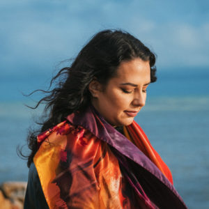 Pirate Queen Silk Scarf by Siobhan McKenna. Inspired Grace O'Malley