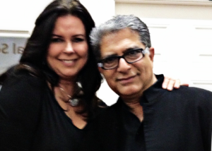 Siobhan McKenna and Deepak Chopra 